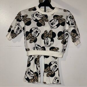 3/6m Cheetah Minnie Mouse Outfit